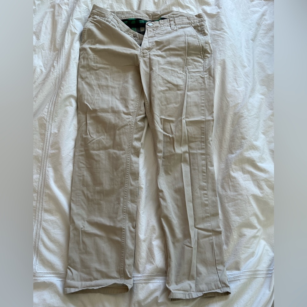 Bonobos white khakis slim straight 32/30